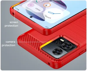 FLEXI TPU Kryt pre Motorola Edge 30 Fusion červený