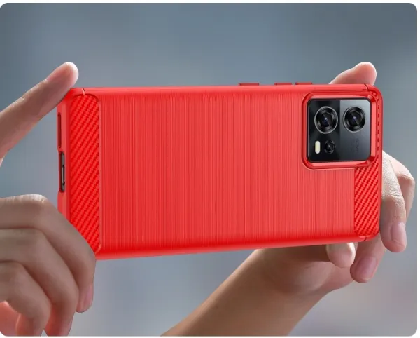 FLEXI TPU Kryt pre Motorola Edge 30 Fusion červený