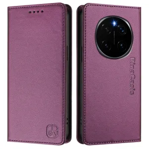 RINA Zaklápacie puzdro pre Honor Magic7 Pro 5G tmavofialové