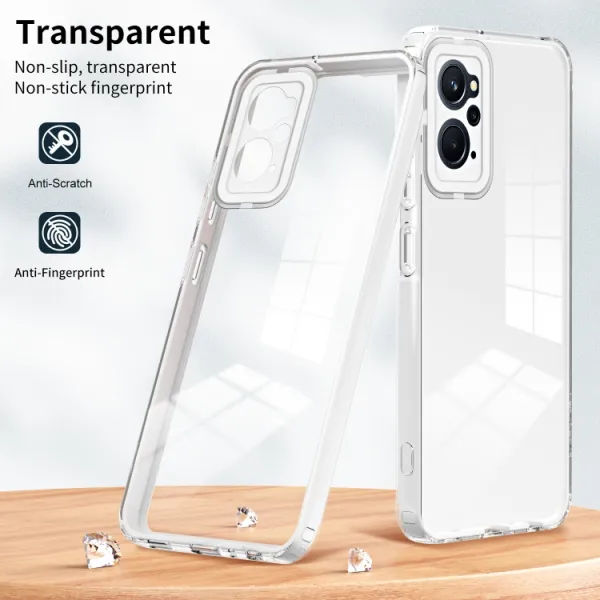 CRYSTAL Ochranný kryt pre Oppo A96 biely