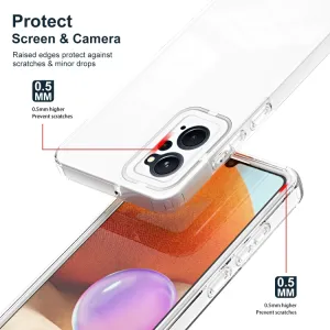 CRYSTAL Ochranný kryt pre Oppo A96 biely