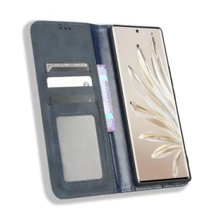BUSINESS Peňaženkový kryt pre Honor 70 modrý