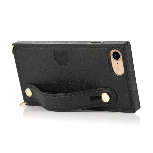 STRAP Kryt s remienkom Apple iPhone 7 / iPhone 8 / iPhone SE 2022 / 2020 čierny