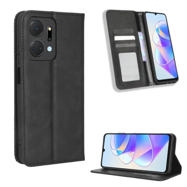 BUSINESS Peňaženkový kryt pre Honor X7a čierny