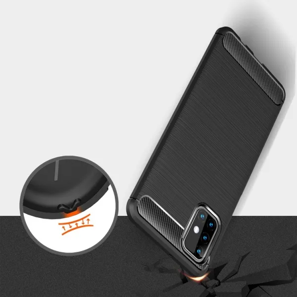 FLEXI TPU Kryt  Samsung Galaxy M31s čierny