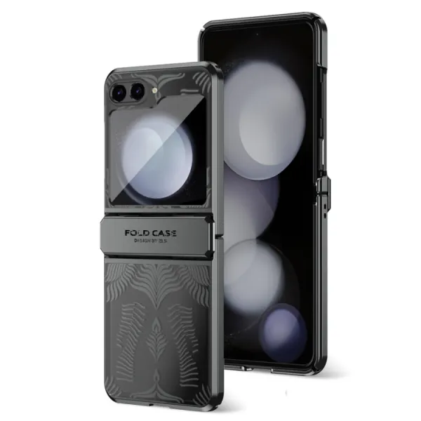 WINGS Ochranný kryt pre Samsung Galaxy Z Flip5 5G čierny