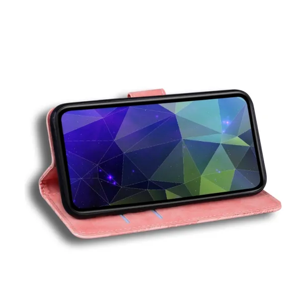 Peňaženkové puzdro pre Tecno Spark 8 Pro ružový