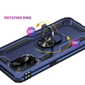 RING Obal s držiakom pre Oppo A74 modrý