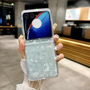 PEARL Ochranný kryt pre Motorola Razr 50 biely