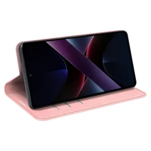 MAGNETIC Zaklápací kryt pre Xiaomi Poco X7 Pro ružový