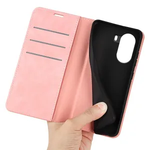 MAGNETIC Zaklápací kryt pre Xiaomi Poco X7 Pro ružový