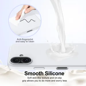 RUBBER MAGSAFE Silikónový kryt pre Apple iPhone 16 Plus biely