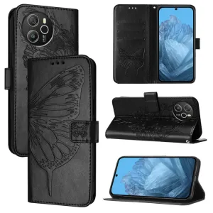 ART BUTTERFLY Peňaženkový obal pre Blackview Shark 8 čierny