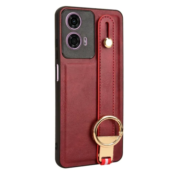 HANDY Ochranný kryt s držiakom Motorola Moto E14 červený
