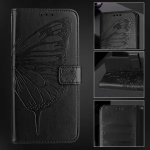 ART BUTTERFLY Peňaženkový obal pre Blackview Shark 8 čierny