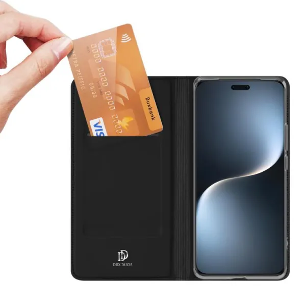DUX Zaklápacie puzdro pre Honor Magic7 Pro 5G čierne