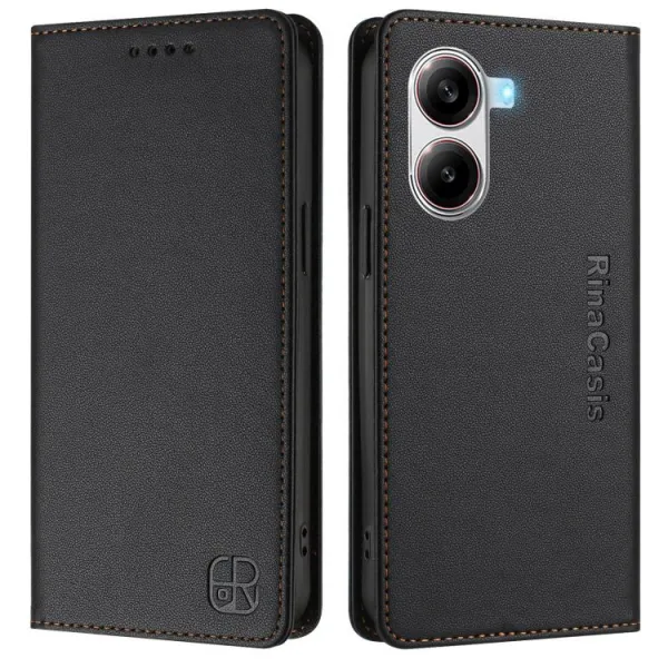 RINA Zaklápacie puzdro pre Xiaomi Poco X7 Pro čierne