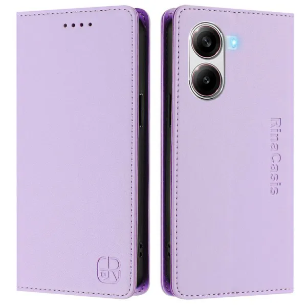 RINA Zaklápacie puzdro pre Xiaomi Poco X7 Pro svetlofialové