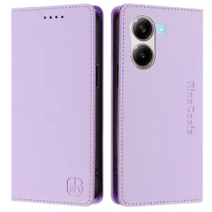 RINA Zaklápacie puzdro pre Xiaomi Poco X7 Pro svetlofialové