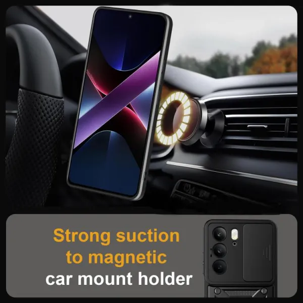 RING CAMERA Kryt s držiakom pre Realme C75 / Realme 14x 5G modrý