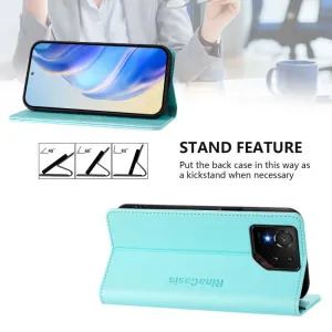 RINA Zaklápacie puzdro pre Asus ROG Phone 9 / ROG Phone 9 Pro tyrkysové