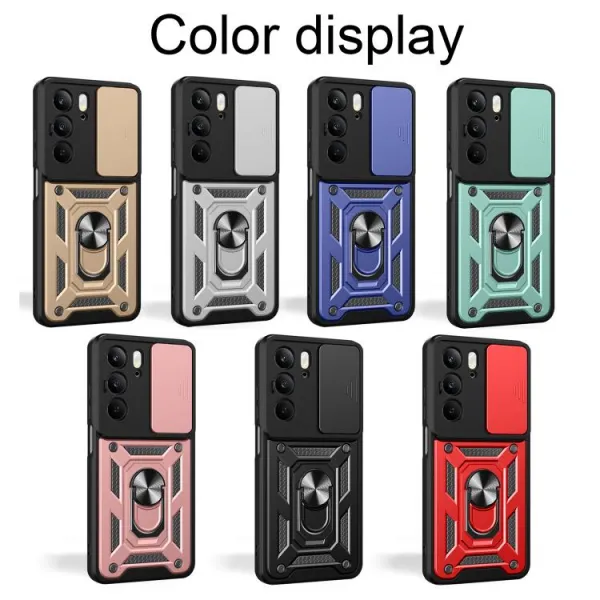 RING CAMERA Kryt s držiakom pre Realme C75 / Realme 14x 5G modrý