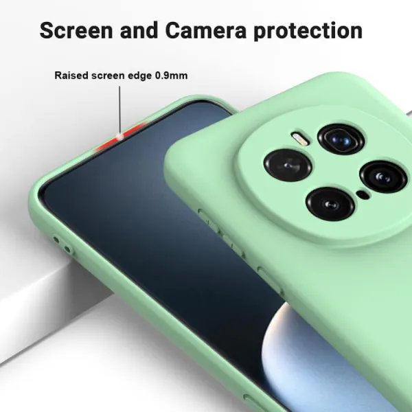 RUBBER Ochranný kryt pre Honor Magic7 Pro 5G zelený