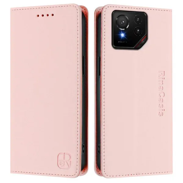 RINA Zaklápacie puzdro pre Asus ROG Phone 9 / ROG Phone 9 Pro ružové