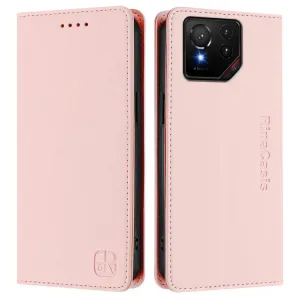 RINA Zaklápacie puzdro pre Asus ROG Phone 9 / ROG Phone 9 Pro ružové