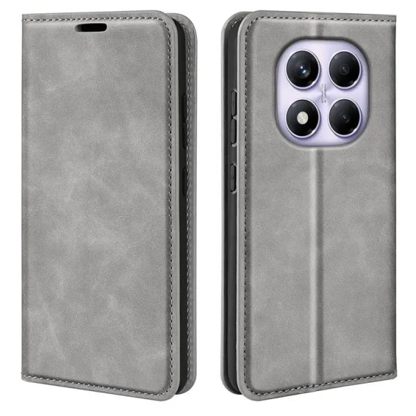 MAGNETIC Zaklápací kryt pre Xiaomi Redmi Note 14 Pro šedý