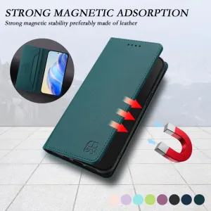 RINA Zaklápacie puzdro pre Asus ROG Phone 9 / ROG Phone 9 Pro tmavozelené