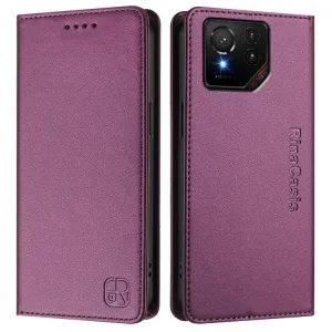 RINA Zaklápacie puzdro pre Asus ROG Phone 9 / ROG Phone 9 Pro tmavofialové