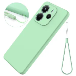 RUBBER Ochranný kryt pre Xiaomi Redmi Note 14 zelený