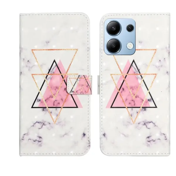 ART Peňaženkový kryt pre Xiaomi Redmi Note 14 TRIANGLE