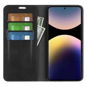 MAGNETIC Zaklápací kryt pre Xiaomi Redmi Note 14 Pro čierny