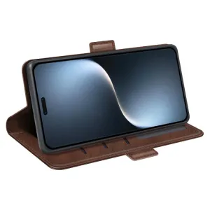 SIDE Peňaženkové puzdro pre Honor Magic7 Pro 5G tmavohnedé