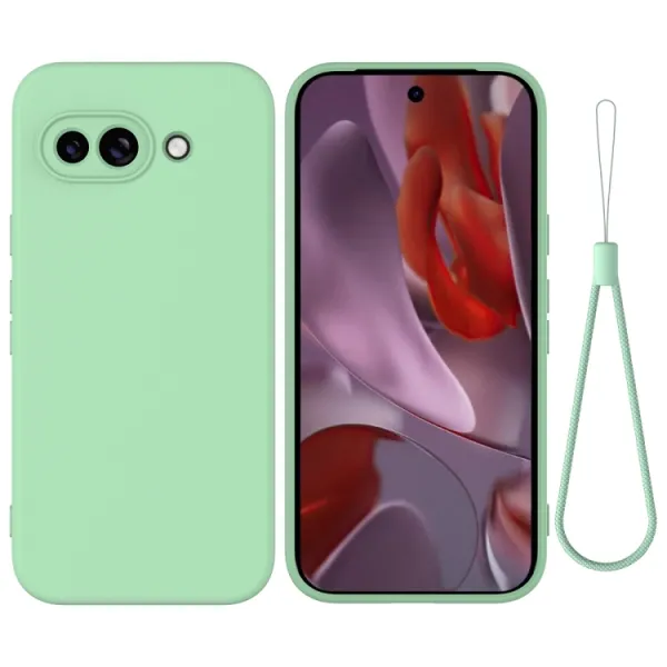RUBBER Ochranný kryt pre Google Pixel 9a zelený