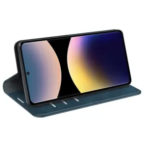 MAGNETIC Zaklápací kryt pre Xiaomi Redmi Note 14 Pro modrý