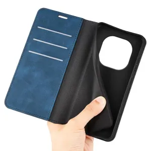 MAGNETIC Zaklápací kryt pre Xiaomi Redmi Note 14 Pro modrý