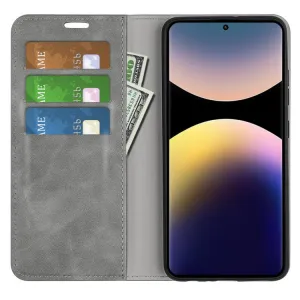 MAGNETIC Zaklápací kryt pre Xiaomi Redmi Note 14 Pro šedý