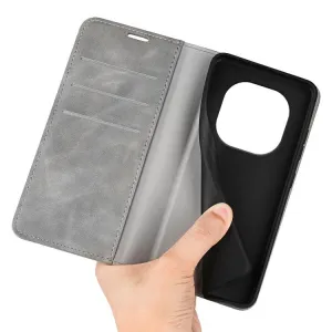 MAGNETIC Zaklápací kryt pre Xiaomi Redmi Note 14 Pro šedý