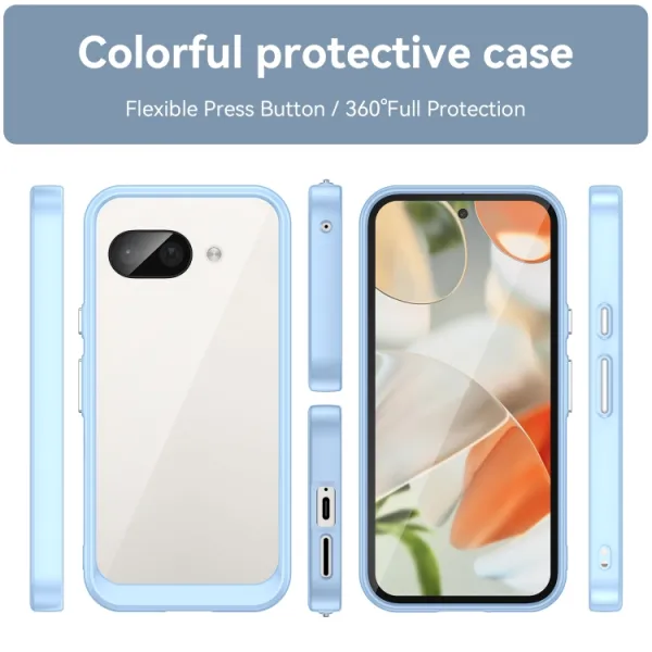 CRYSTAL Ochranný kryt pre Google Pixel 9a modrý