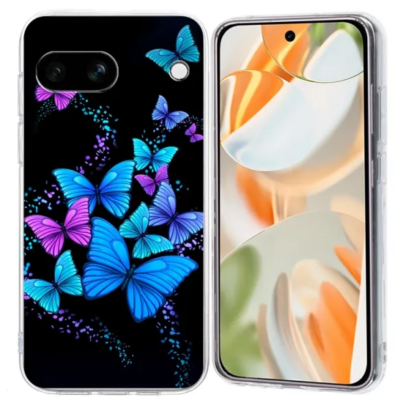 ART TPU Ochranný kryt pre Google Pixel 9a COLOR BUTTERFLIES