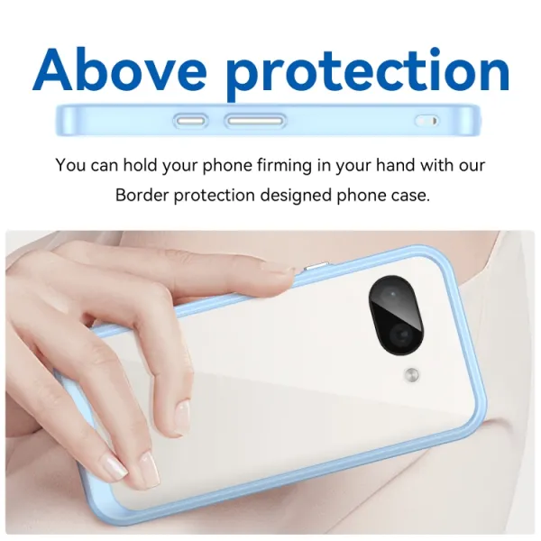 CRYSTAL Ochranný kryt pre Google Pixel 9a modrý
