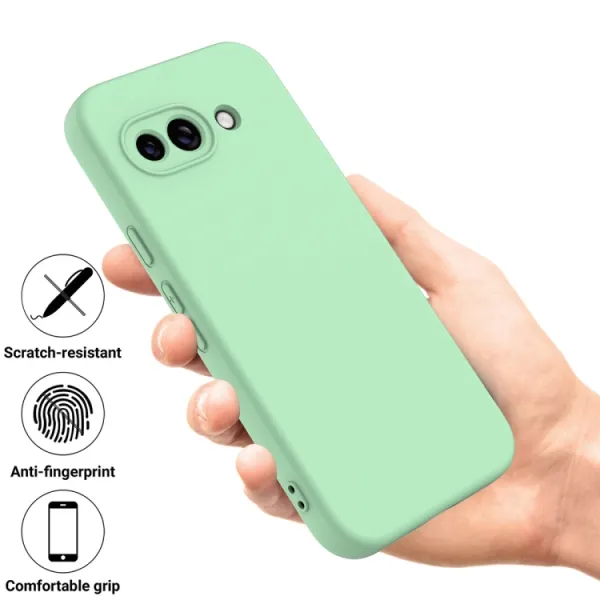 RUBBER Ochranný kryt pre Google Pixel 9a zelený