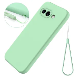 RUBBER Ochranný kryt pre Google Pixel 9a zelený