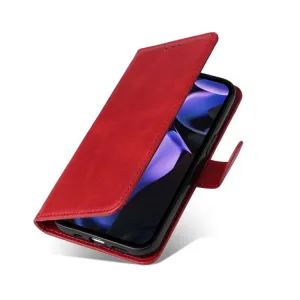 SMOOTH Peňaženkové puzdro pre Google Pixel 9a červené