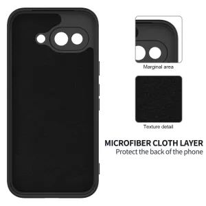 RUBBER Ochranný kryt pre Google Pixel 9a čierny