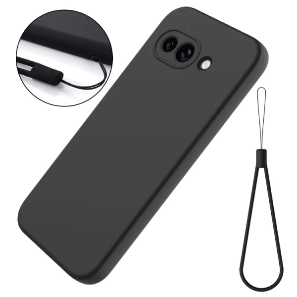 RUBBER Ochranný kryt pre Google Pixel 9a čierny