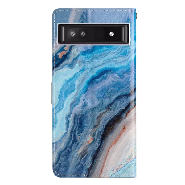 ART Peňaženkový kryt pre Google Pixel 9a BLUE MARBLE
